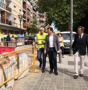 ©Ayto.Granada: Granada ultima las obras del nuevo colector en Gonzalo Gallas que acabar con las inundaciones en la zona